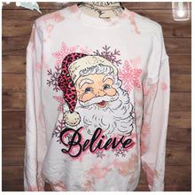 Load image into Gallery viewer, Believe Santa Christmas Crewneck Sweatshirt