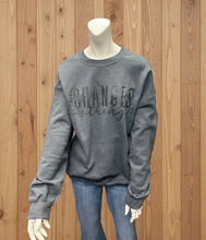 Load image into Gallery viewer, Prayer Changes Things Charcoal Sweatshirt