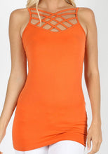 Load image into Gallery viewer, Triple Criss-Cross Front Cami - Multiple Colors