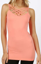 Load image into Gallery viewer, Triple Criss-Cross Front Cami - Multiple Colors