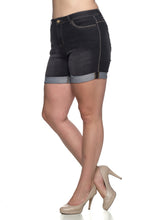 Load image into Gallery viewer, Be-Girl Brand Shorts in Black Wash