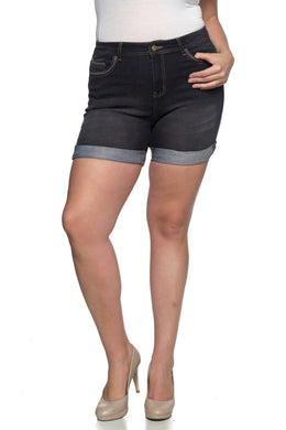 Be-Girl Brand Shorts in Black Wash