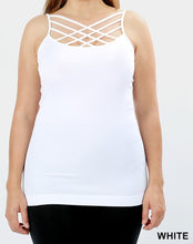 Load image into Gallery viewer, Plus Size Triple Criss-Cross Front Cami - Multiple Colors