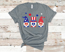 Load image into Gallery viewer, Patriotic Gnome Shirts