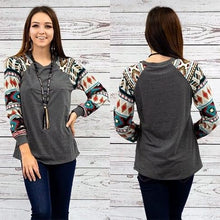 Load image into Gallery viewer, Aztec Long Sleeve Shirt