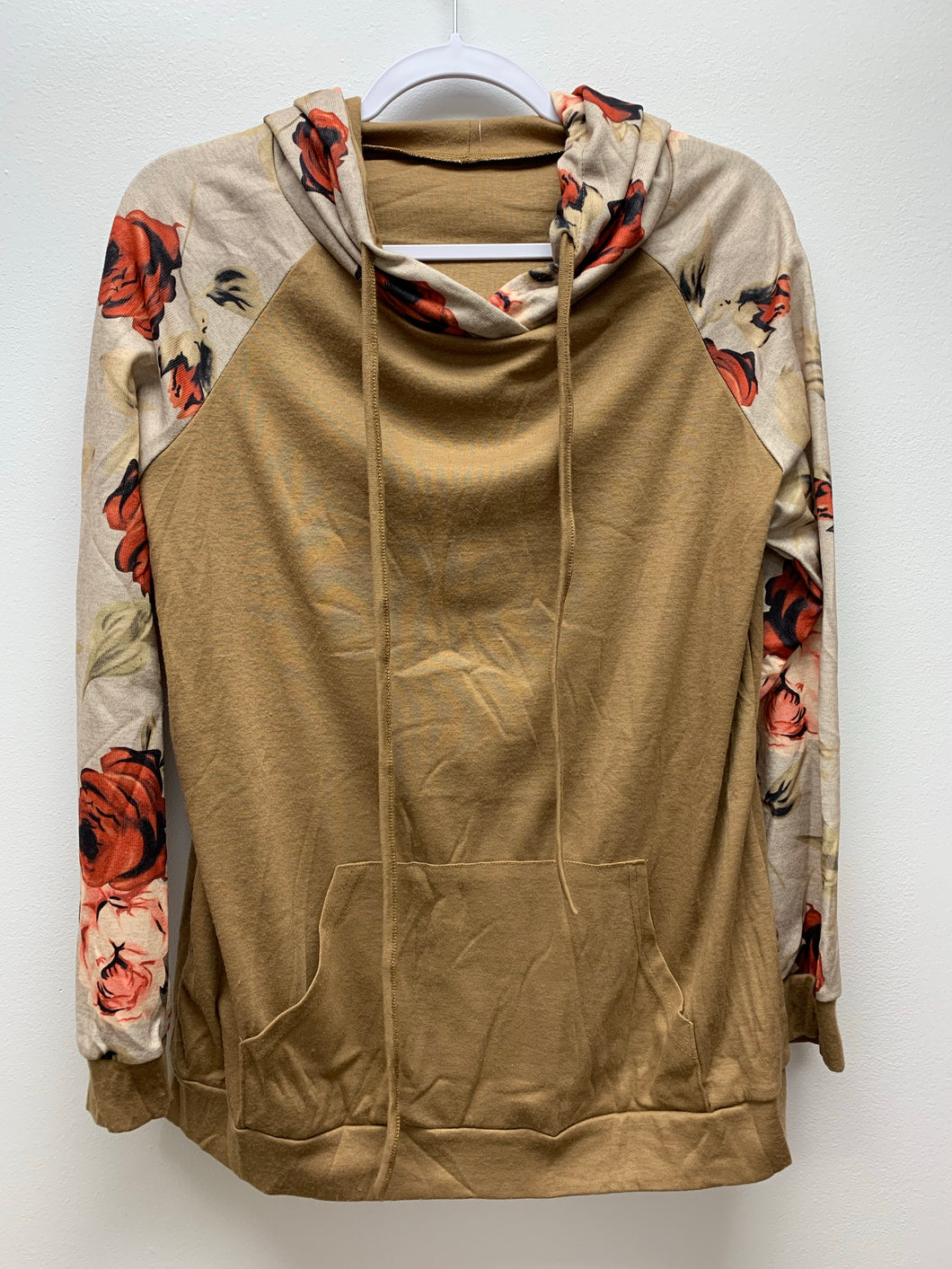 Brown Floral Sweatshirt